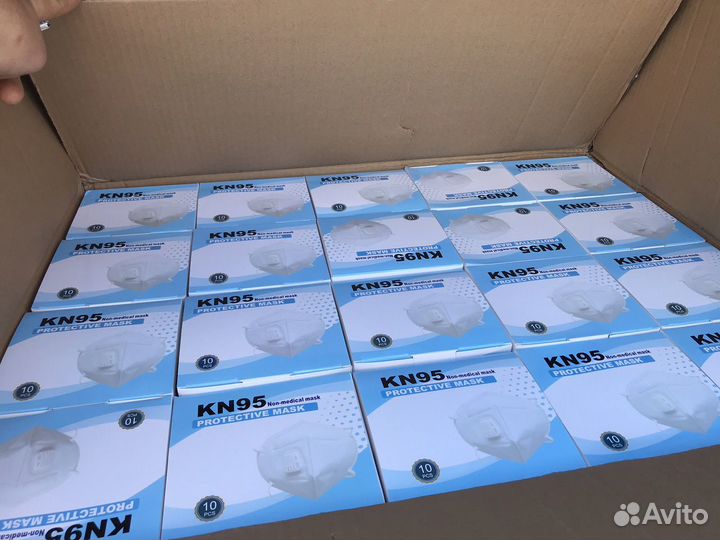 Респираторы KN95 с клапаном