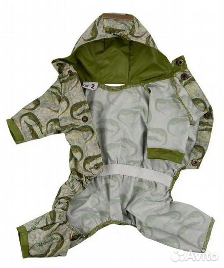 Одежда для собак комбинезон демисезонний дождевик