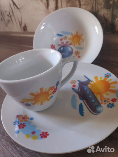 Новый набор детской посуды