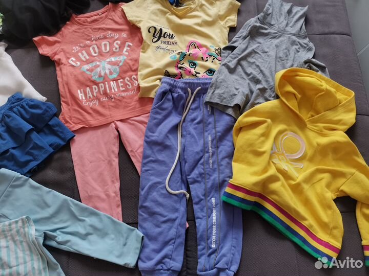 Детские вещи пакетом на девочку 104 110