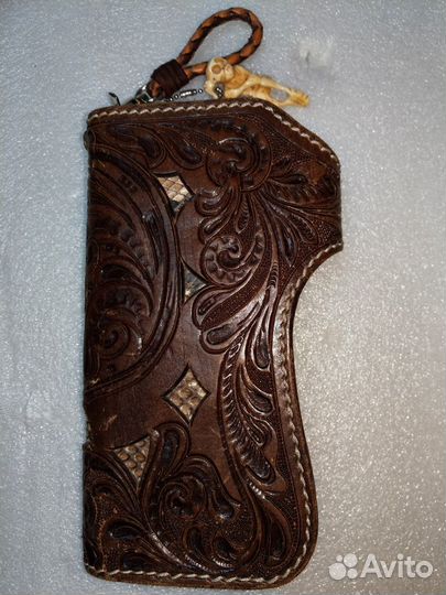 Портмоне мужской кожаный, mont blanc