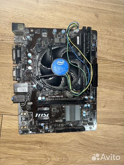 Материнская плата h110m\g4560\8gb