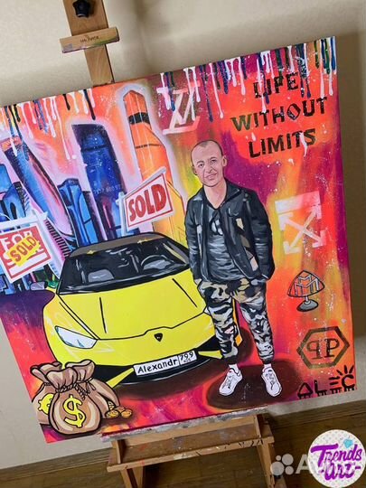 Картины Уорхол Скрудж Баския Микки Мерлин Алек Мак