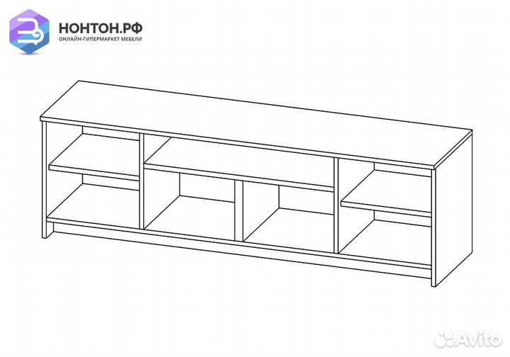 Тв-тумба Сириус белая