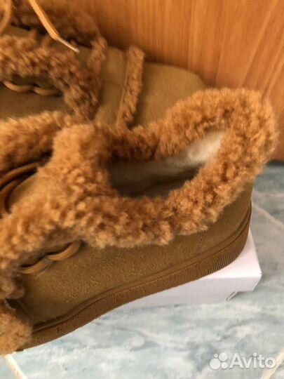 Ботинки зимние новые мех женские