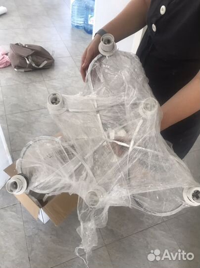 Плафоны для люстры и сама люстра