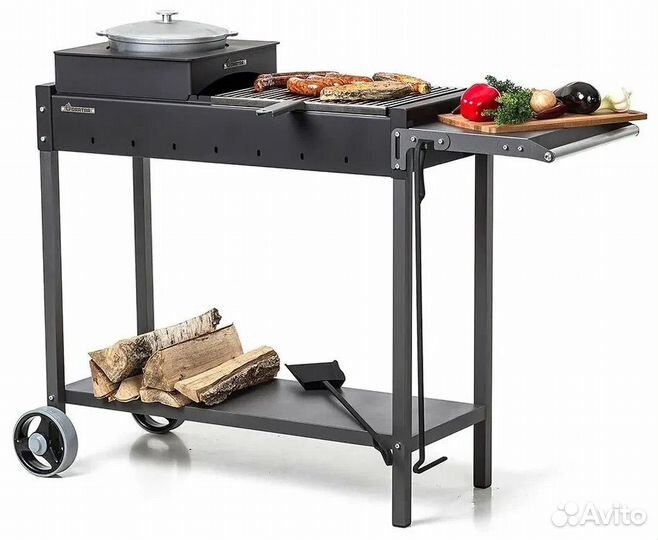 Мангал на колесах