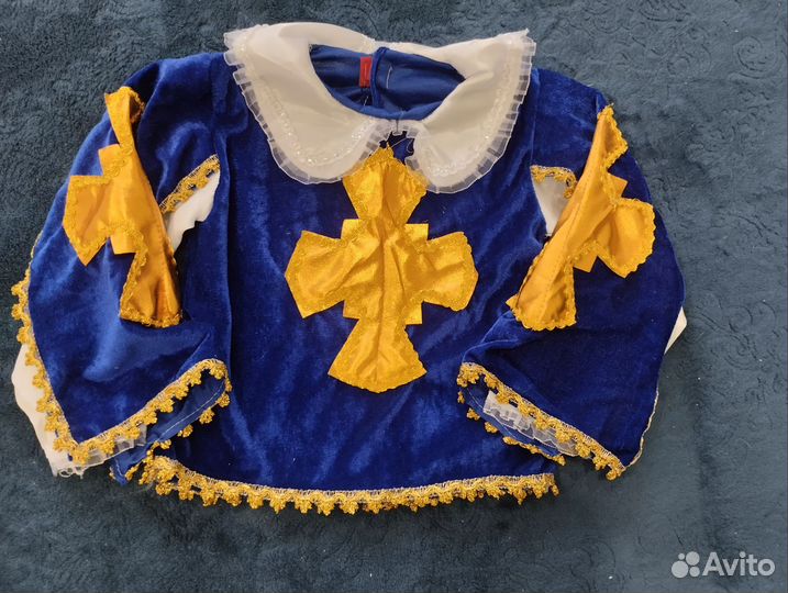 Костюм для мальчика мушкетер 110