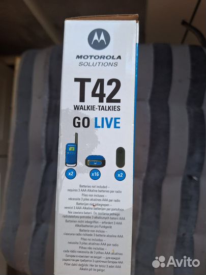 Рации motorola solution T42 go live