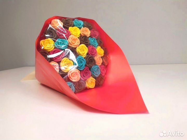 Шоколадные Розы - 37 шт в Букете