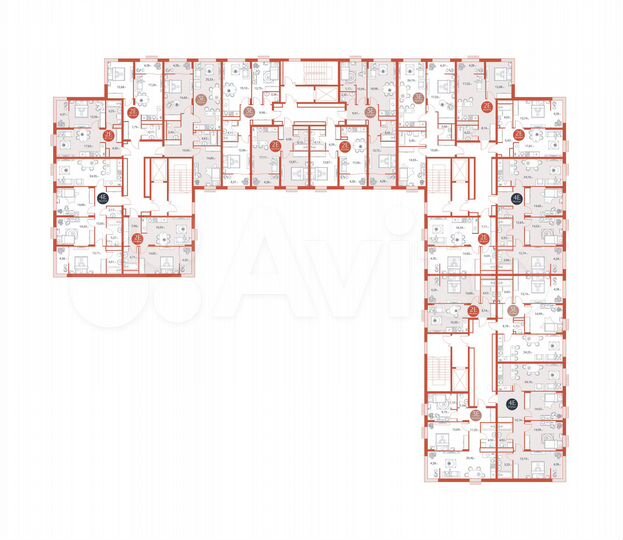 4-к. квартира, 95,6 м², 6/9 эт.