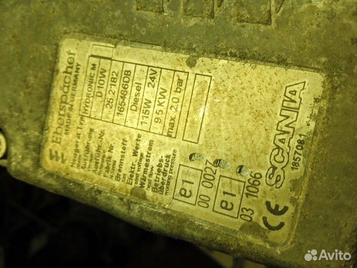 Автономный отопитель Scania 4-Series 2003 1857081