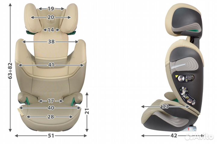 Детское автокресло Cybex Solution S i-Fix с 3х лет