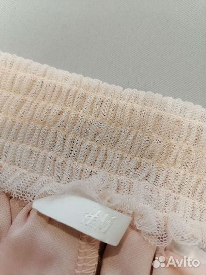 Фатиновая юбка миди на резинке фатин цвета пудра