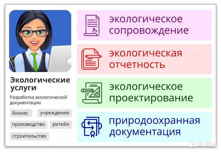 Эколог - разработка природоохранной документации