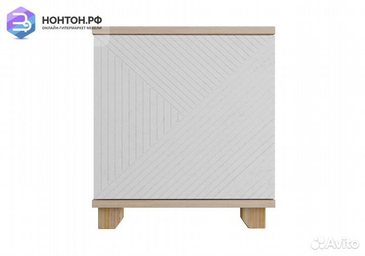 Тумба прикроватная со створкой Копенгаген дуб соно
