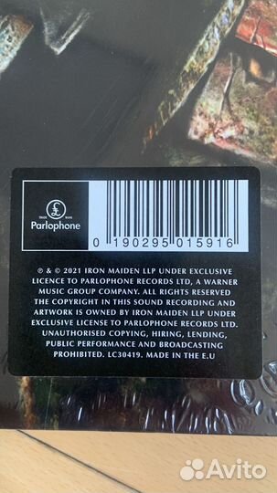 Виниловая пластинка Iron Maiden. Senjutsu (3 LP)