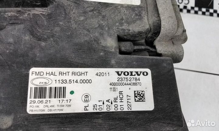 Фара передняя правая Volvo FM 5