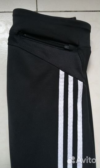 Спортивные лосины тайтсы бриджи Adidas S M