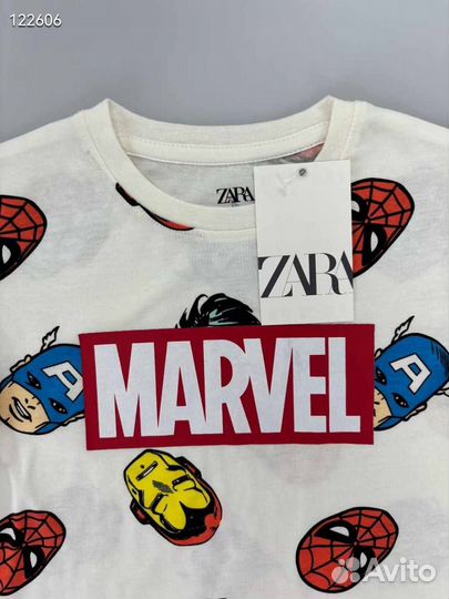 Костюм на мальчика zara Marvel размер 110,116,122