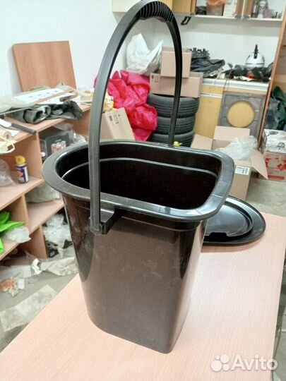 Ведро-туалет 17л. Пластмасса альтернатива