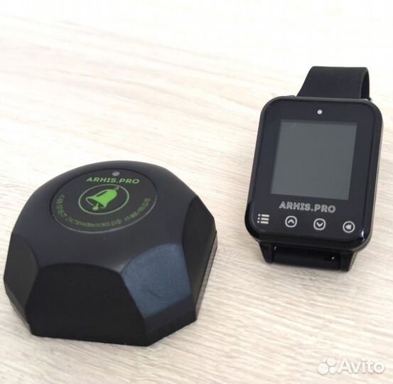 Кнопка вызова модель Бургер и пейджер на руку