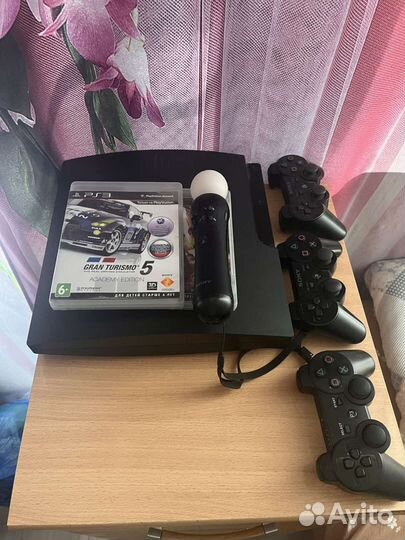 Игровая приставка ps3 slim 160gb прошитая