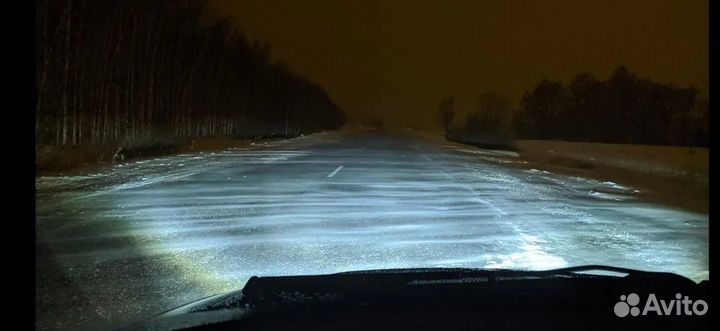 Противотуманные LED фары на Toyota 70W, гарантия