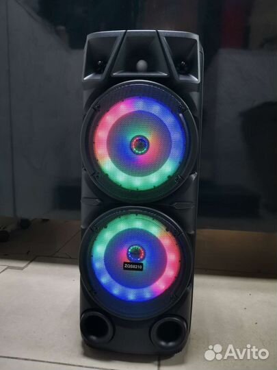 Колонка большая блютус с микрофоном ZQS 8210