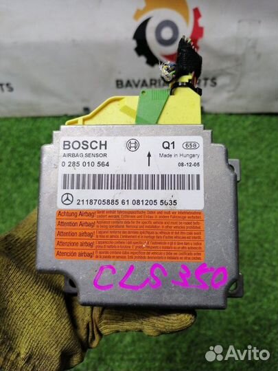 Блок SRS airbag Mercedes Cls W219 3.5 M272 2009