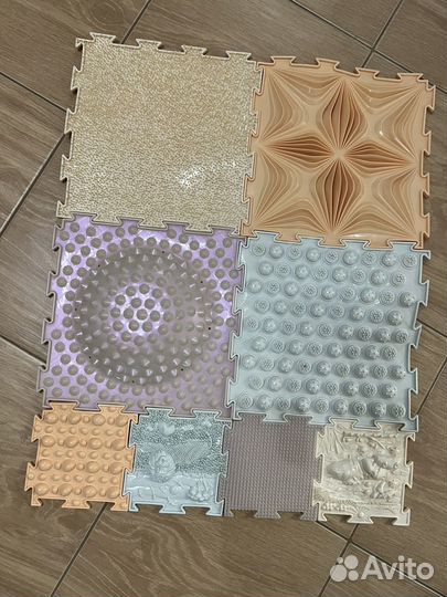 Массажный ортопедический коврик пазл