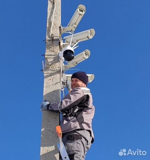 Монтаж видео наблюдения