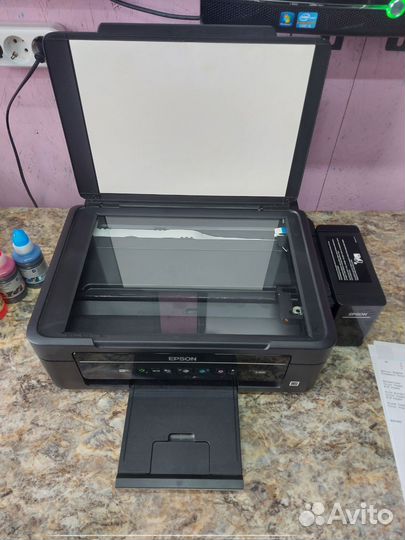 Цветной струйный мфу с Wi-Fi Epson L366