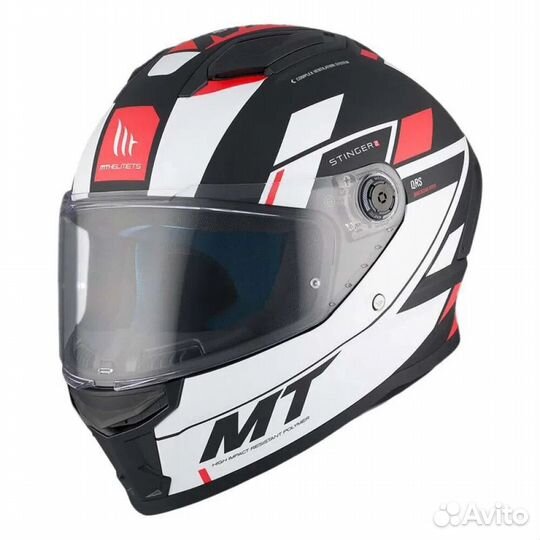 MT Helmets Stinger II Zivze full face helmet Черны