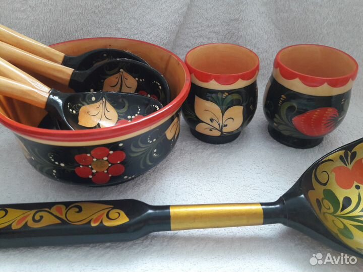 Хохлома cccр. Винтаж