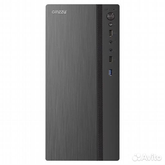 Ginzzu B200 USB3.0 + вентилятор, корпус для pc