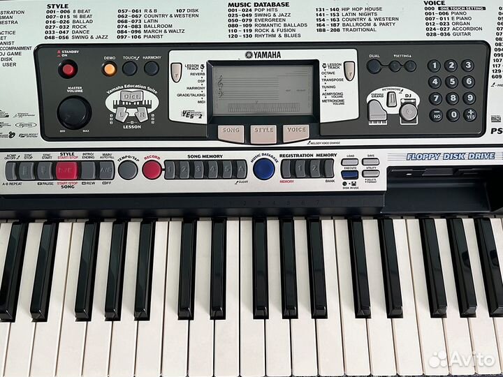 Синтезатор Yamaha PSR-350 + стойка
