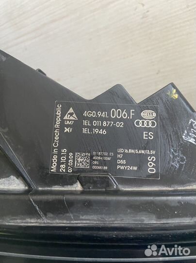 Фары ауди а6 с7 рестайлинг