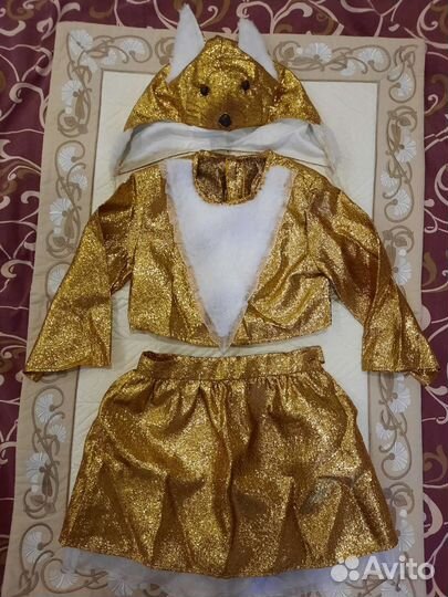 Новогодний костюм лисички 4-6 лет