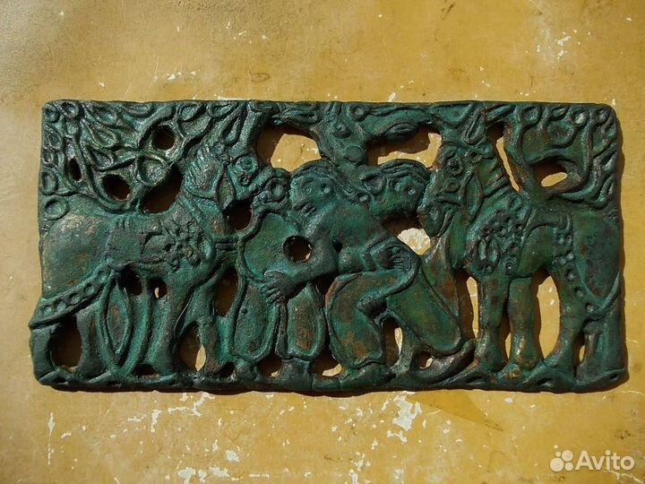 Накладка сцена борьбы скифы копия