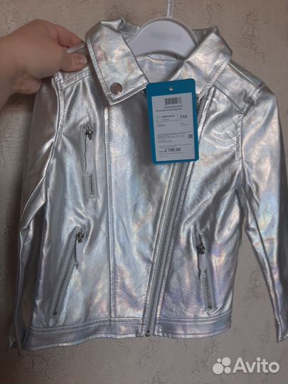 Куртка экокожа acoola 110-116 новая