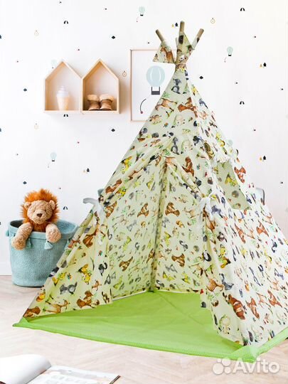 Чехлы для вигвама с ковриком без палок