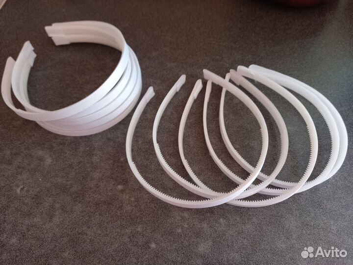 Ободок с репсовой лентой