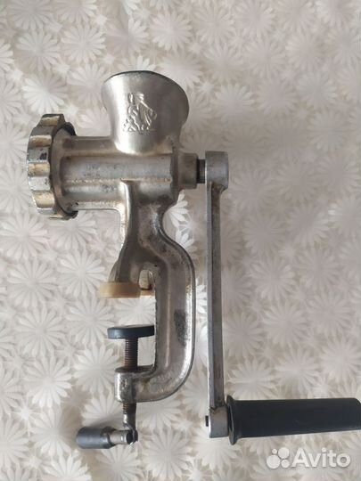 Мясорубка ручная СССР чугунная