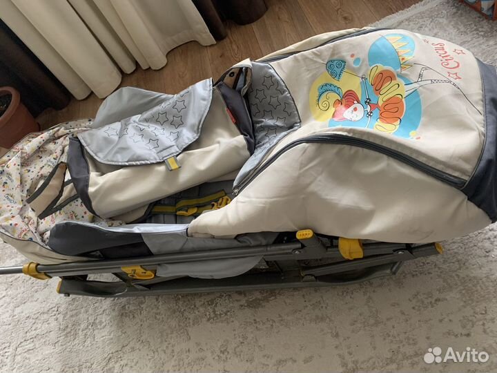 Санки коляска ника kids