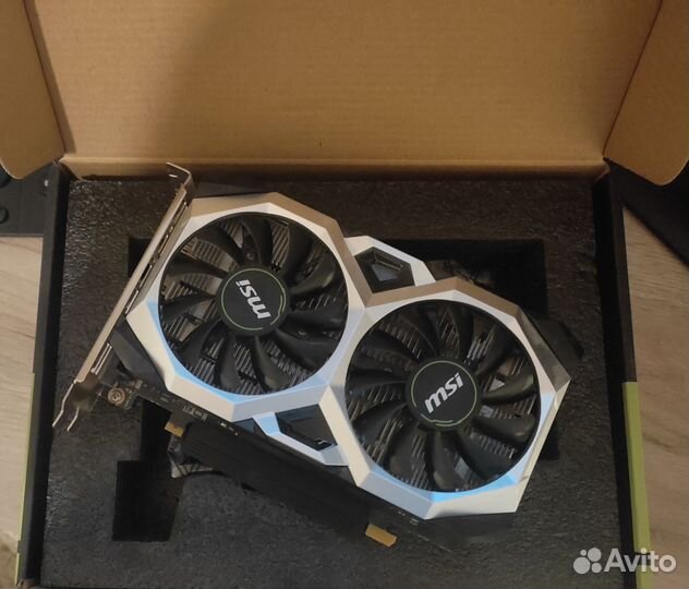 MSI GTX 1650 на гарантии