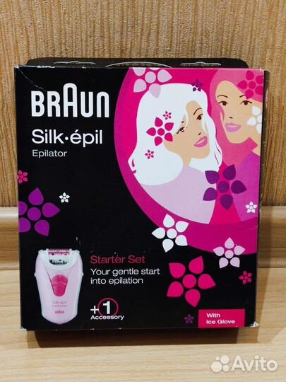 Электрический эпилятор для удаления волос Braun