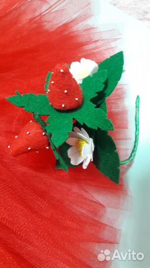 Ободок ягода клубничка праздник осени