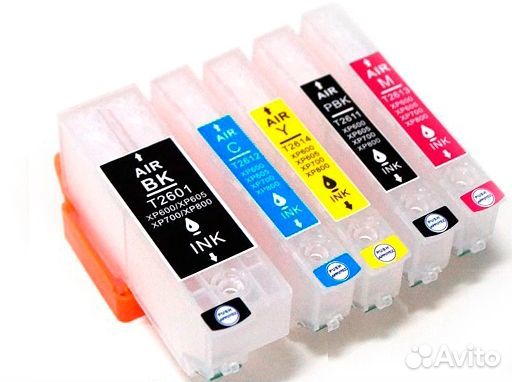 Заправляемые картриджи Epson XP-600/700