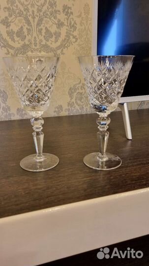 Фужеры хрустальные